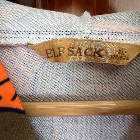 Men’s Maximalism 'Elfsack' M/L Streetwear Hoodie Indiesleeze Uglychic - Picture 4 of 4